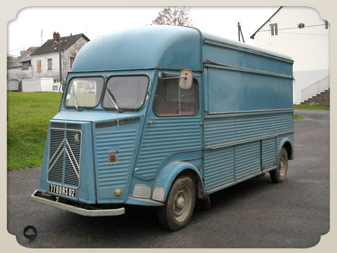 citroen hy 1963 bleu