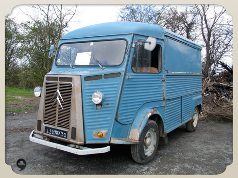 citroen type h bleu