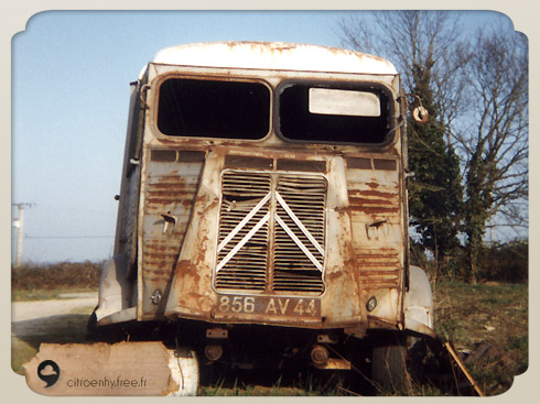 citroen type h double pare brise