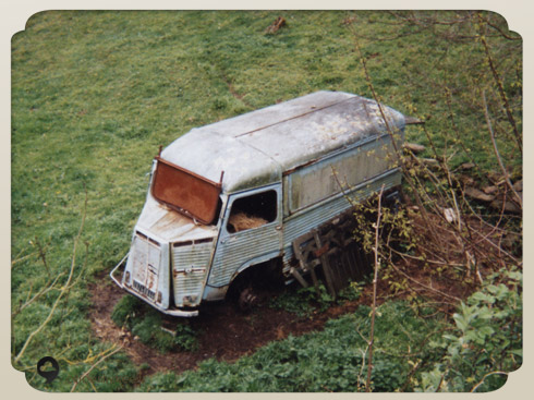 citroen hy épave